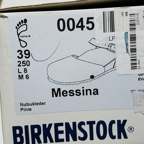 New Birkenstock Messina Brown Leather Clogs 39 - Picture 6 of 6
